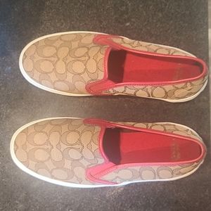 Coach slip on sneakers